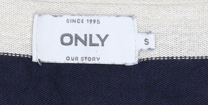 Womens UK Size S Only Blue Pullover Jumper