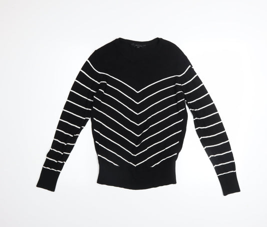 Womens UK Size S Wardrobe Black Pullover Jumper