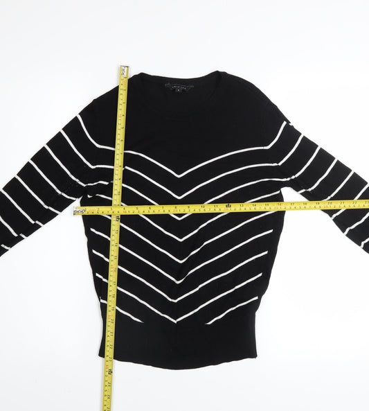 Womens UK Size S Wardrobe Black Pullover Jumper