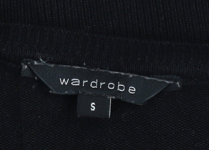 Womens UK Size S Wardrobe Black Pullover Jumper