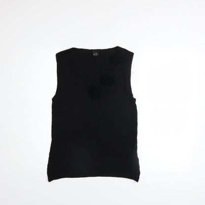 Womens UK Size L Kello Black Camisole Tank