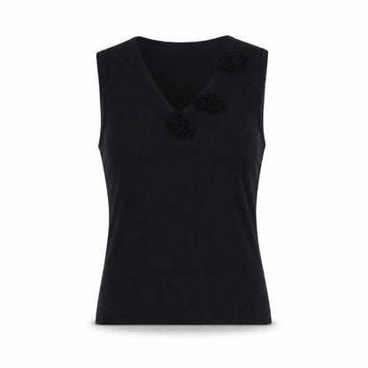 Womens UK Size L Kello Black Camisole Tank