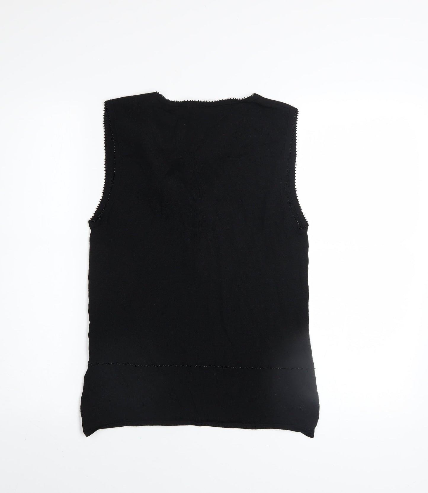 Womens UK Size L Kello Black Camisole Tank