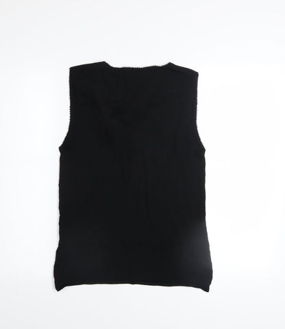 Womens UK Size L Kello Black Camisole Tank
