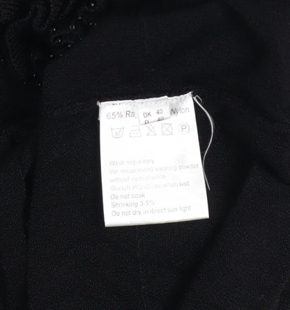 Womens UK Size L Kello Black Camisole Tank
