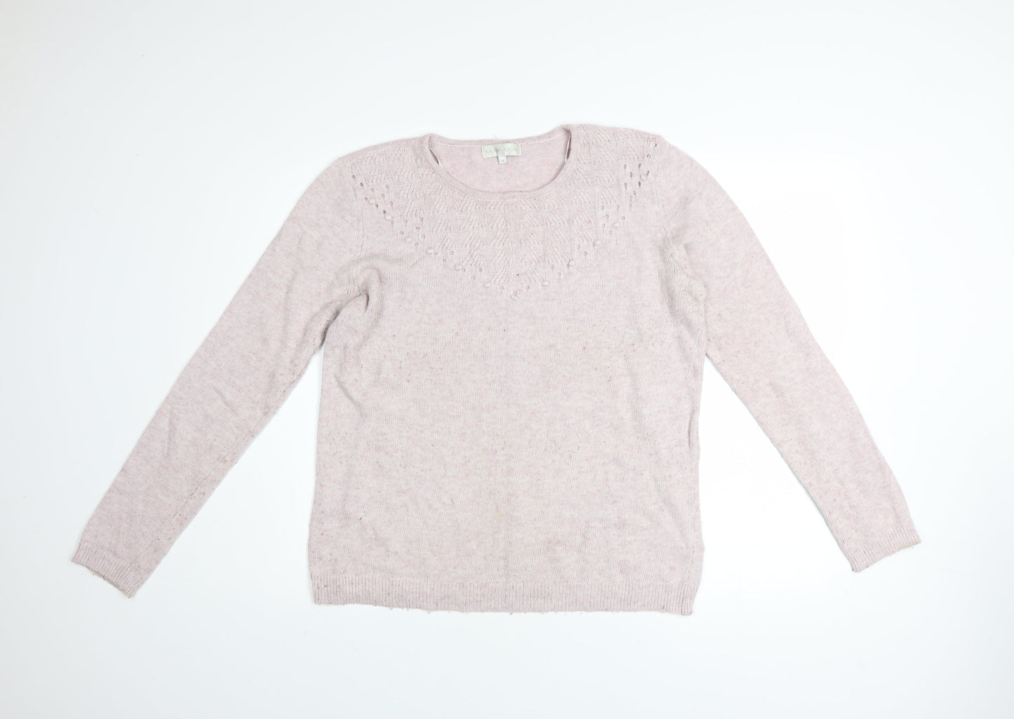 Womens UK Size 14 RJR John Rocha Pink Pullover Jumper