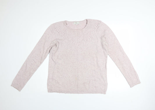 Womens UK Size 14 RJR John Rocha Pink Pullover Jumper