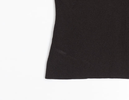 Womens UK Size 14 River Island Black Basic Blouse