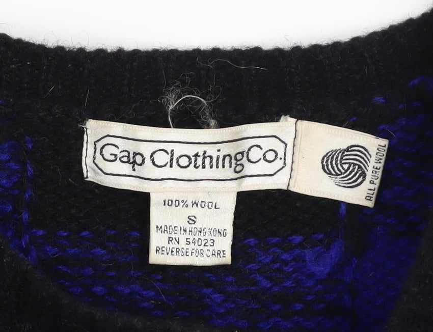 Mens UK Size S Gap Clothing Co. Blue Pullover Jumper