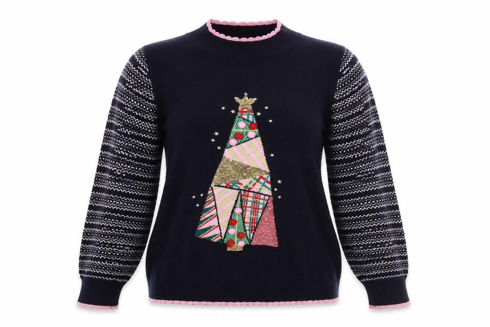 Womens UK Size L NEXT Black Pullover Jumper