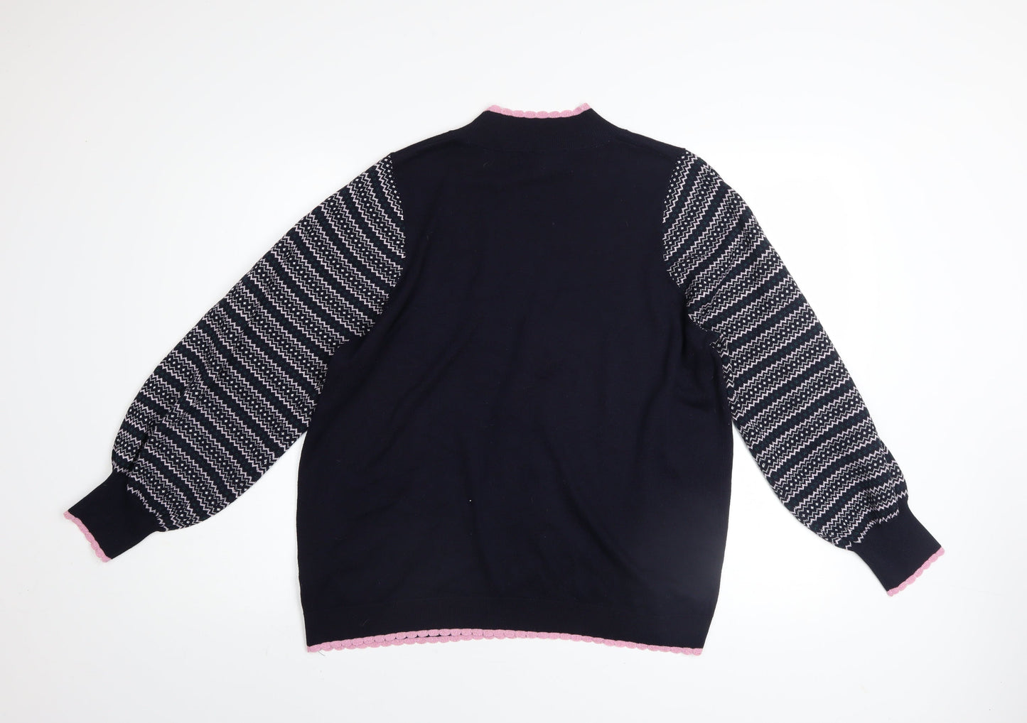 Womens UK Size L NEXT Black Pullover Jumper
