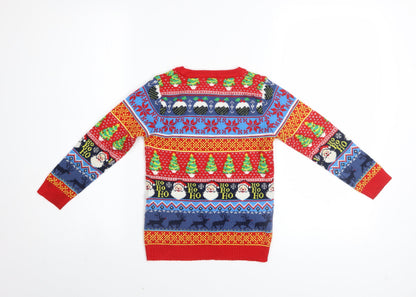 Boys UK Size 6 Years TU Multicoloured Pullover Jumper