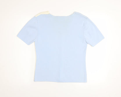 Womens UK Size S Roman Originals Multicoloured Basic T-Shirt