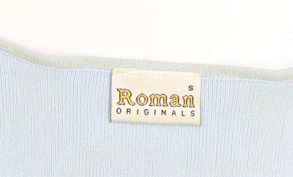 Womens UK Size S Roman Originals Multicoloured Basic T-Shirt