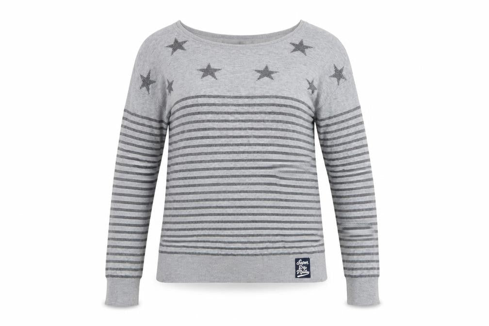 Womens UK Size S Superdry Grey Pullover Jumper