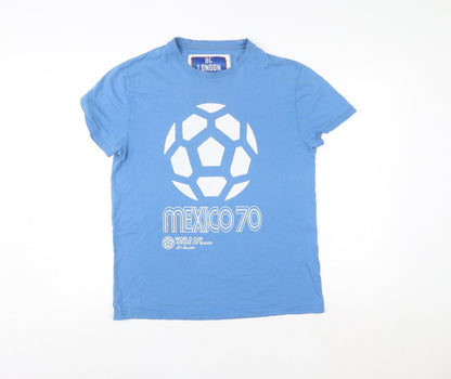 Mens UK Size L BC London Blue  T-Shirt
