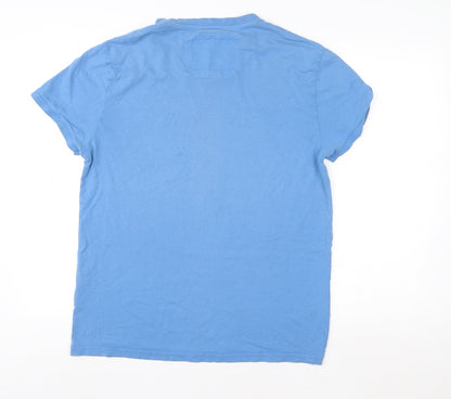 Mens UK Size L BC London Blue  T-Shirt