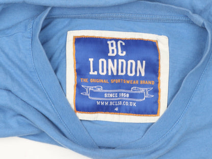 Mens UK Size L BC London Blue  T-Shirt
