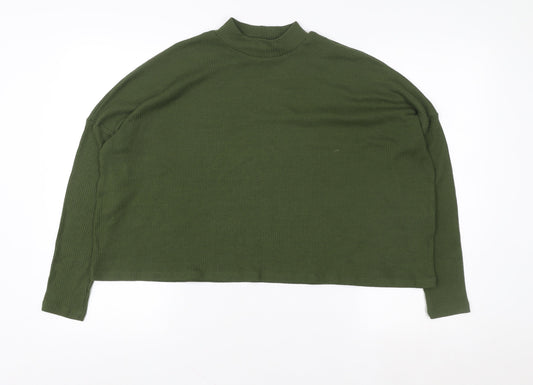 Womens UK Size 12 Divided by H&M Green Pullover Sweatshirt