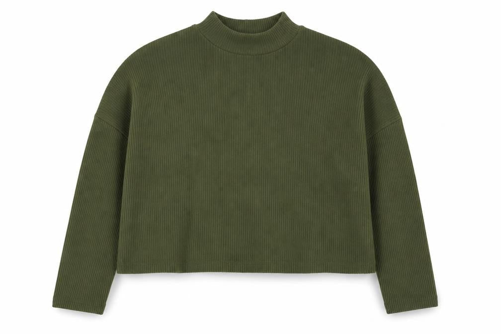 Womens UK Size 12 Divided by H&M Green Pullover Sweatshirt