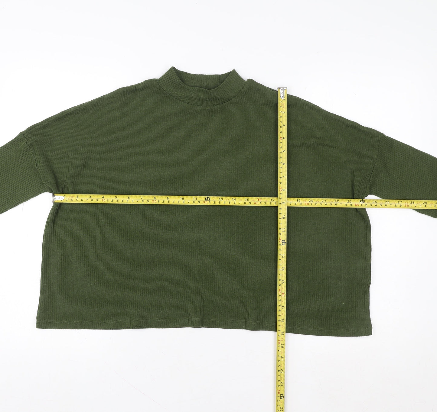 Womens UK Size 12 Divided by H&M Green Pullover Sweatshirt