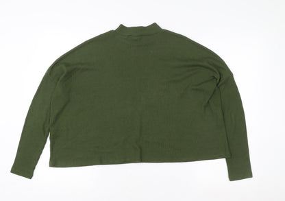 Womens UK Size 12 Divided by H&M Green Pullover Sweatshirt