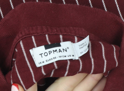 Mens UK Size M Topman Red  T-Shirt