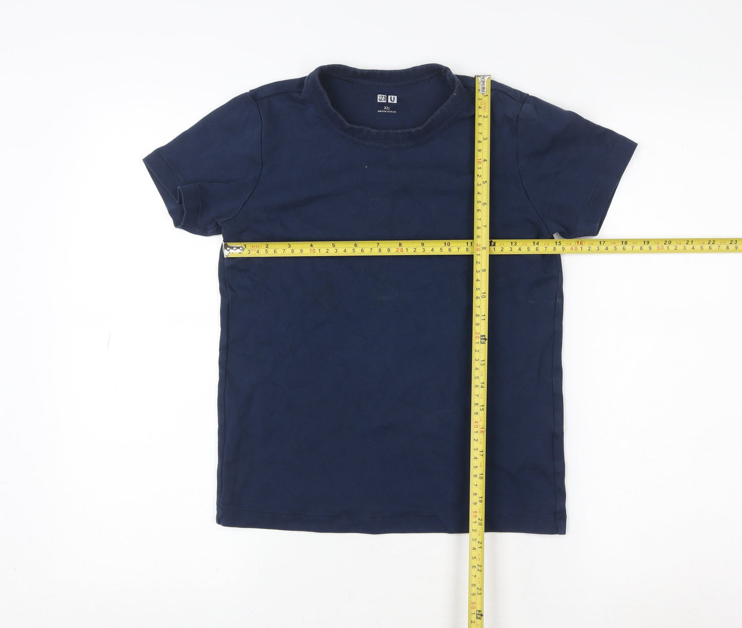 Womens UK Size XS Uniqlo Blue Basic T-Shirt