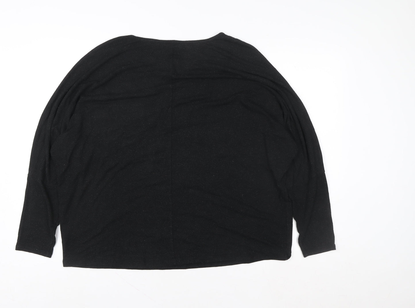 Womens UK Size 18 Dorothy Perkins Black Pullover Sweatshirt