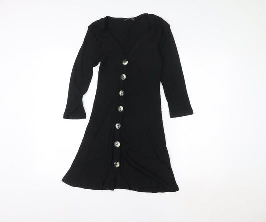 Womens UK Size 8 Stradivarius Fit & Flare Dress