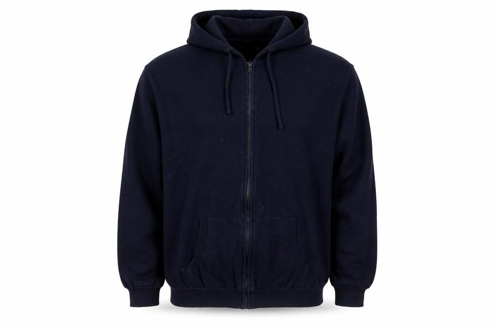 Mens UK Size 2XL Woolovers Blue Full Zip Hoodie