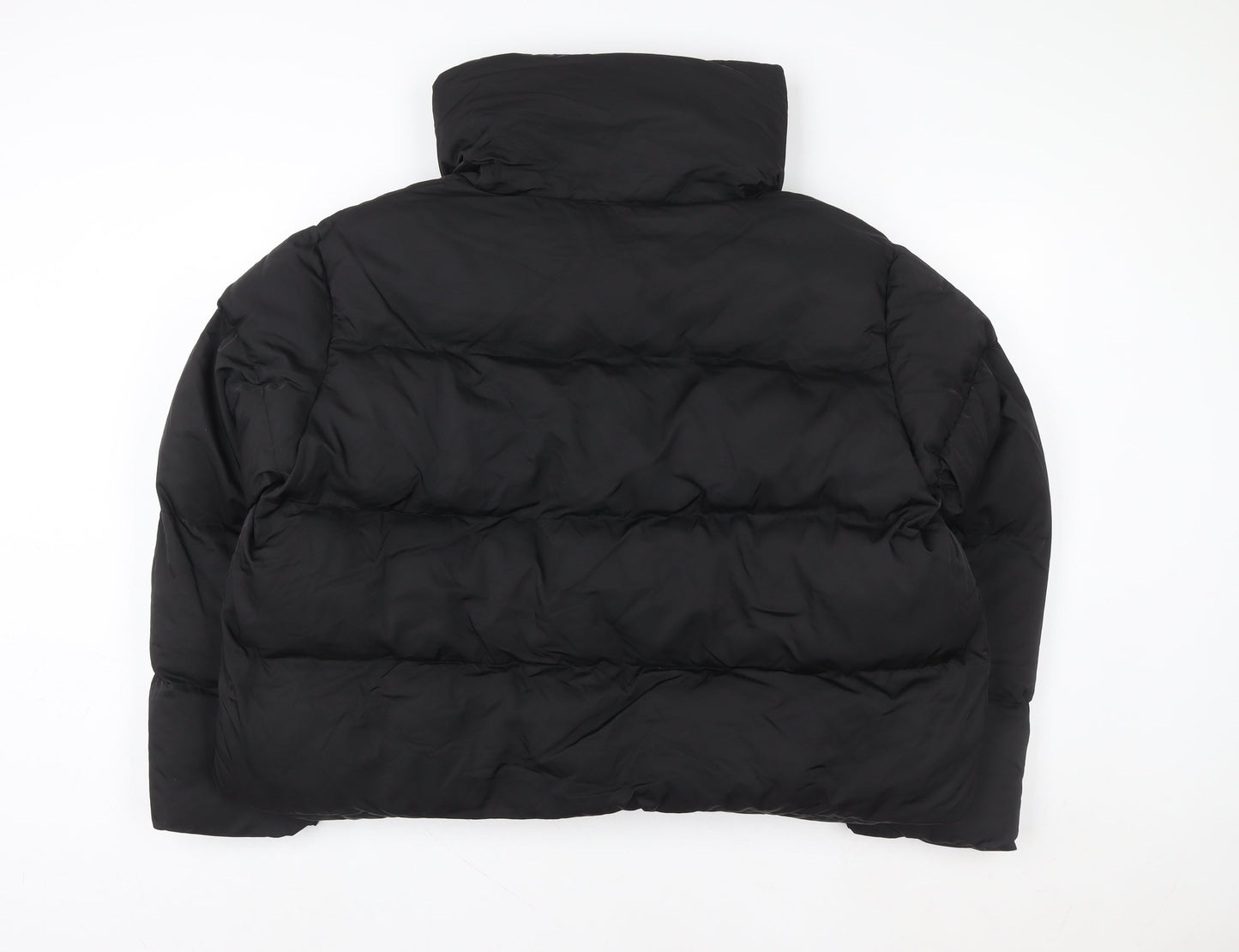 Womens UK Size 20 In the Style Black Puffer Jacket