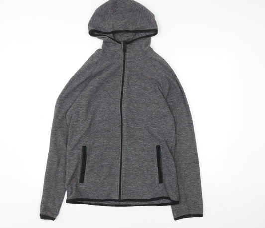 Womens UK Size XS Mountain Warehouse Grey Full Zip Hoodie