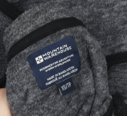 Womens UK Size XS Mountain Warehouse Grey Full Zip Hoodie