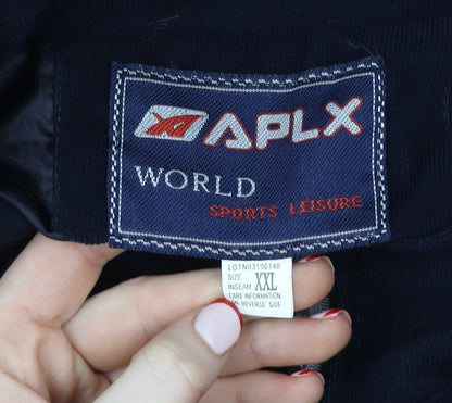Mens UK Size 2XL APLX Blue Basic Jacket