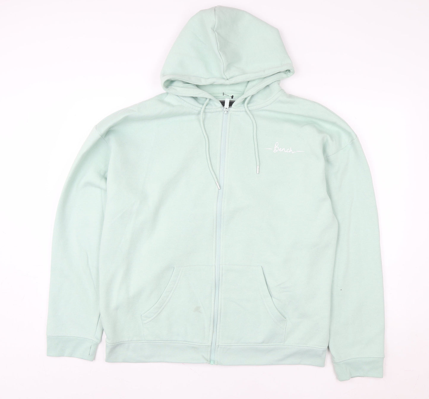 Womens UK Size L Bench Green Full Zip Hoodie