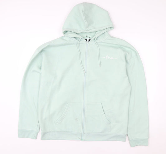 Womens UK Size L Bench Green Full Zip Hoodie