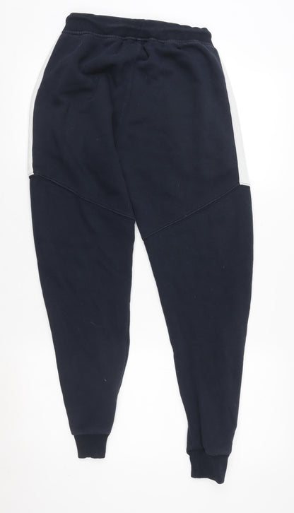 Mens UK Size XS Gym King Slim Fit Jogger Blue Trousers