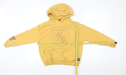 Boys UK Size 10-11 Years Marks and Spencer Yellow Pullover Hoodie