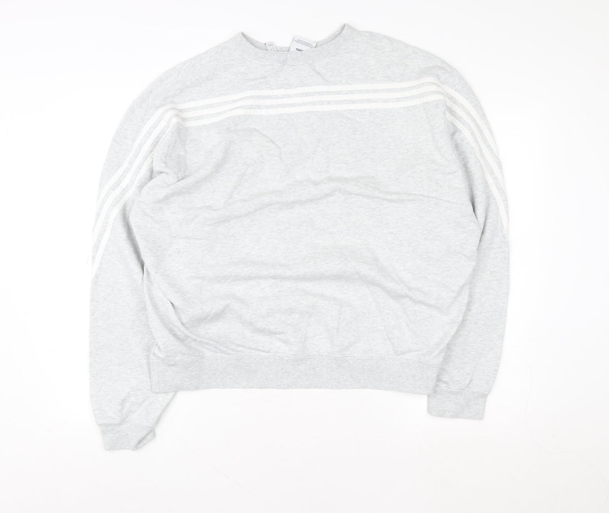 Mens UK Size L adidas Grey Pullover Sweatshirt