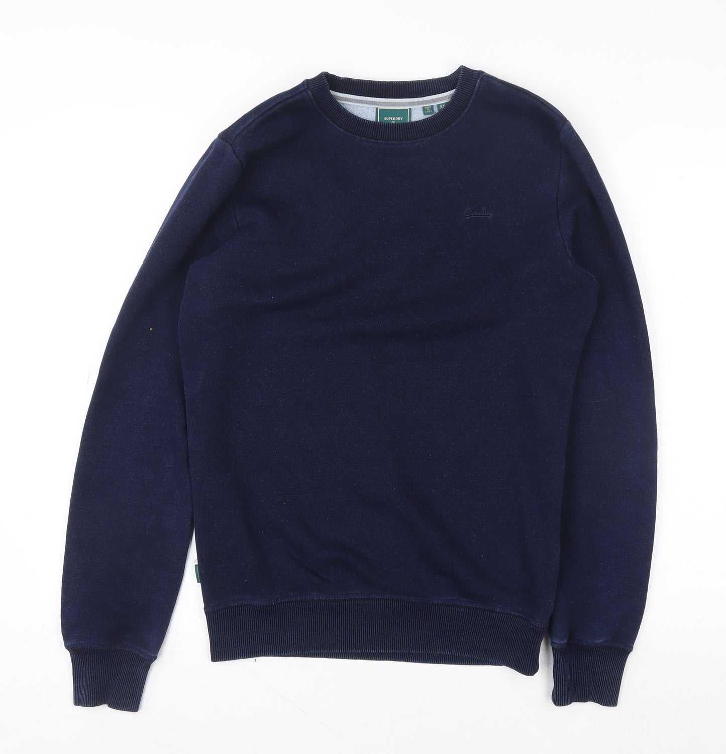 Mens UK Size XS Superdry Blue Pullover Sweatshirt