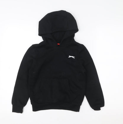 Boys UK Size 7-8 Years Slazenger Black Pullover Hoodie