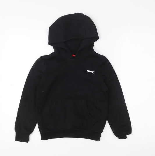 Boys UK Size 7-8 Years Slazenger Black Pullover Hoodie