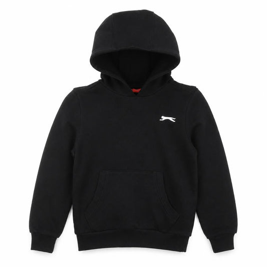 Boys UK Size 7-8 Years Slazenger Black Pullover Hoodie