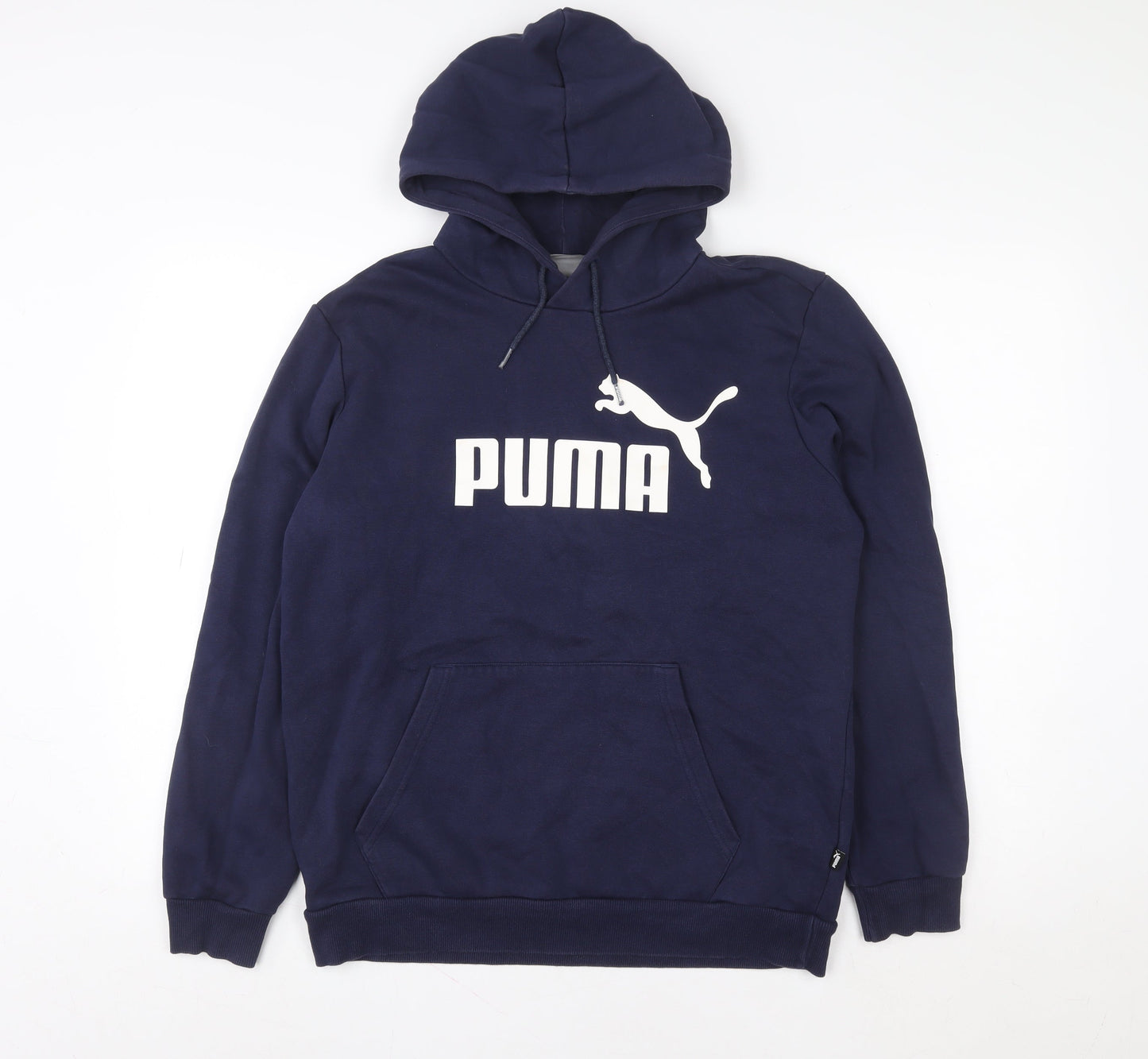 Womens UK Size S PUMA Blue Pullover Hoodie