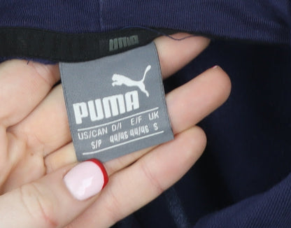 Womens UK Size S PUMA Blue Pullover Hoodie