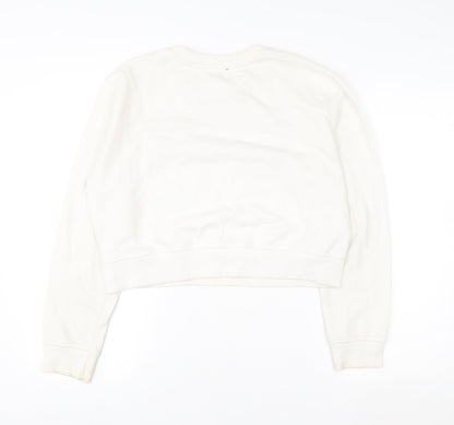 Womens UK Size 14 New Look Ivory Pullover Sweatshirt