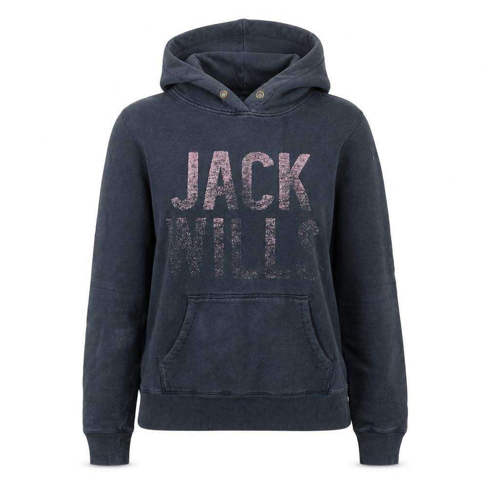 Womens UK Size S Jack Wills Blue Pullover Hoodie