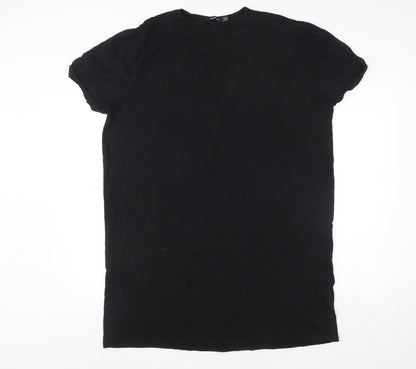 Mens UK Size L Boohoo Black  T-Shirt