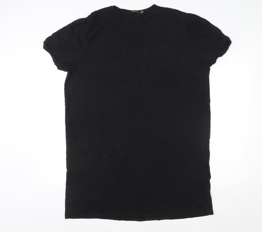 Mens UK Size L Boohoo Black  T-Shirt